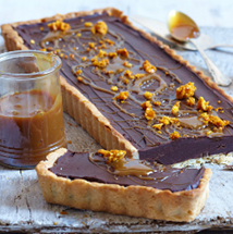 Chocolate & Salted Caramel Tart
