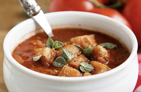 Bread Soup with Roast Tomato Puree
