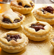 Mince Pies  with Almond  & Morello Cherries
