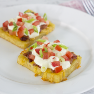 Gluten-free Loaded Potato Waffles