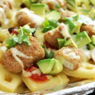 Golden Wholegrain Chicken Nugget Nachos