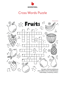 Cross Words Puzzle